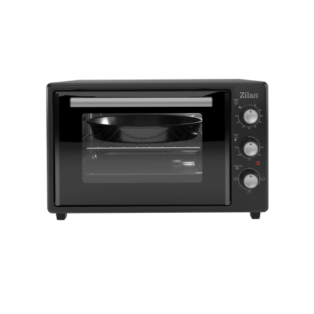 Cuptoare electrice - Cuptor electric Zilan ZLN5323 Gusto, Capacitate 35L, Temperatura maxima 250C, Timer, Element incalzire ascuns, Putere 1800W, Negru