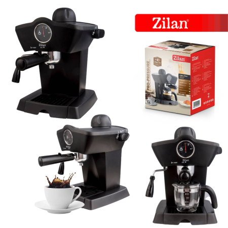 Espressor manual Zilan ZLN2854 Negru, 800W, 240ml, indicator de temperatura [4]