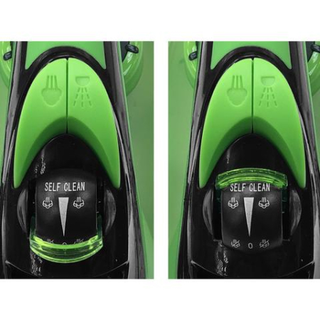 Fier de calcat talpa ceramica ZILAN ZLN2189, Verde, Putere 2200W, calcare cu aburi si uscata, functie autocuratare [6]