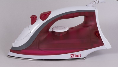 Fier de calcat talpa inox ZILAN ZLN8410, 1600W,Alb/ Rosu [1]