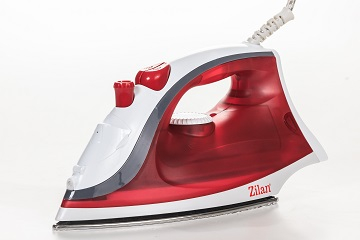 Fier de calcat talpa inox ZILAN ZLN8410, 1600W,Alb/ Rosu [2]