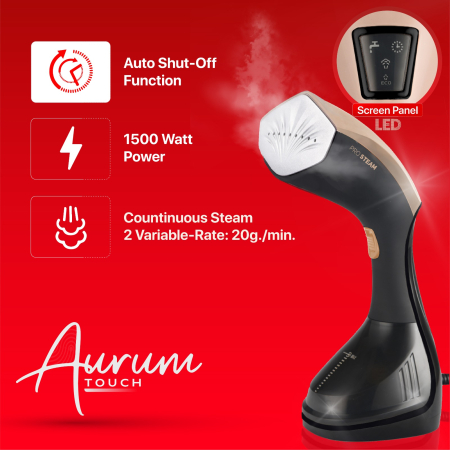 Fier de calcat vertical cu aburi Zilan ZLN4254 AURUM, 1600W, 25g/min, 230 ml, ecran LED multi functional [3]