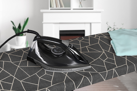 Fier de calcat Zilan ZLN8603, talpa ceramica, Negru, Putere 2600W, calcare cu abur [5]