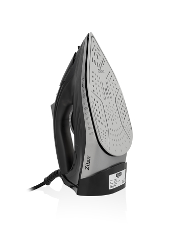 Fier de calcat Zilan ZLN8603, talpa ceramica, Negru, Putere 2600W, calcare cu abur [8]