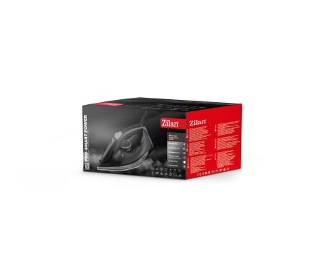 Fier de calcat Zilan ZLN8603, talpa ceramica, Negru, Putere 2600W, calcare cu abur [1]