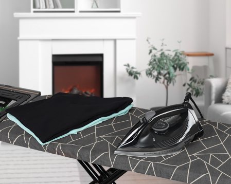 Fier de calcat Zilan ZLN8603, talpa ceramica, Negru, Putere 2600W, calcare cu abur [6]