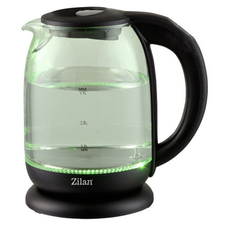 Fierbator Apa ZILAN ZLN3956, 2200W, 1.7L, Control Temperatura, Iluminare LED, Sticla [3]