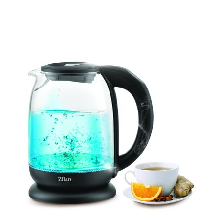 Fierbator Apa ZILAN ZLN3956, 2200W, 1.7L, Control Temperatura, Iluminare LED, Sticla [2]
