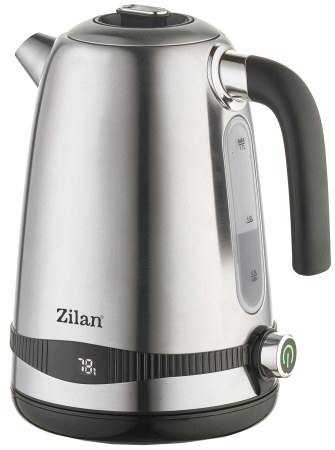 Fierbator electric din Inox Zilan ZLN1000 digital, 2200 W, 7 niveluri intre 40 - 100 grade celsius si functie de mentinere a temperaturii [2]