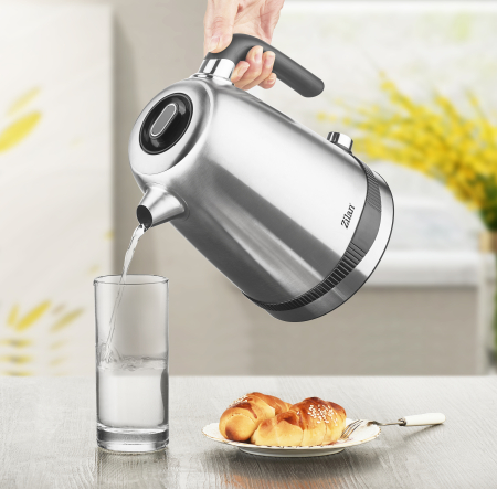 Fierbator electric din Inox Zilan ZLN1000 digital, 2200 W, 7 niveluri intre 40 - 100 grade celsius si functie de mentinere a temperaturii [10]
