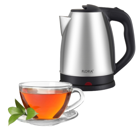 Fierbator electric Floria ZLN4902 Gri, putere 1500W, capacitate 2 L, indicator luminos [4]