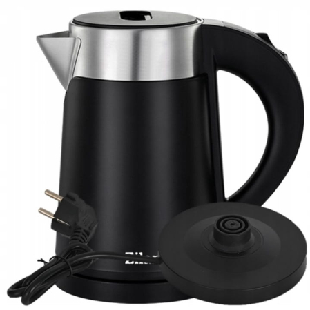 Fierbator electric Zilan ZLN3387 Negru cu pereti dublii, putere 800W, capacitate 0.8L, inox [5]