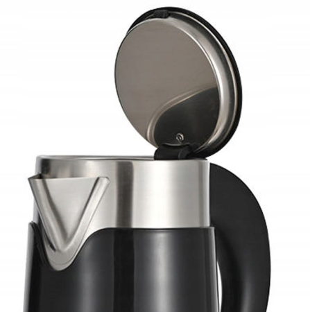 Fierbator electric Zilan ZLN3387 Negru cu pereti dublii, putere 800W, capacitate 0.8L, inox [4]