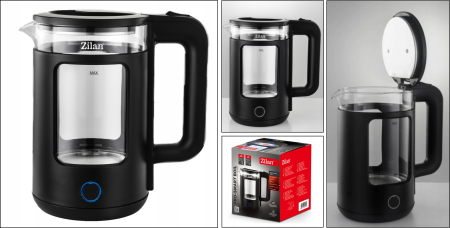 Fierbator electric Zilan ZLN6128 Negru, capacitate 1.5 L, putere 1650 W, indicator luminos [9]