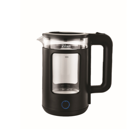 Fierbatoare - Fierbator electric Zilan ZLN6128 Negru, capacitate 1.5 L, putere 1650 W, indicator luminos