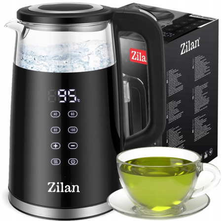 Fierbator electric Zilan ZLN7859 Negru, ecran digital, putere 2200W, panou de comanda tactil [4]