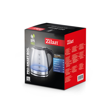 Fierbator electric Zilan ZLN8115, putere 1800 W, capacitate 1.8 litrii, transparent [1]