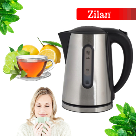 Fierbator electric Zilan ZLN8502, 1.7 l, 2200 W, Inox [4]