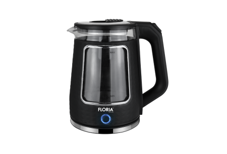 Fierbatoare - Fierbator Floria ZLN9822, Capacitate 1.8L, Baza rotativa 360°, Oprire automata/manuala, Indicator luminos, 1800W