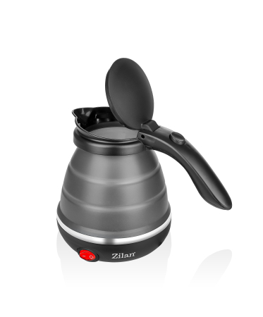 Fierbator pliabil Zilan ZLN1986 pentru voiaj, Putere 750W, Capacitate 0.5L, Protectie la supraincalzire, Baza din inox si carcasa din silicon durabil [1]
