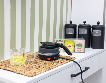 Fierbator pliabil Zilan ZLN1986 pentru voiaj, Putere 750W, Capacitate 0.5L, Protectie la supraincalzire, Baza din inox si carcasa din silicon durabil [3]