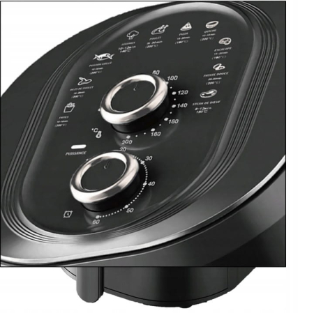Friteuza cu aer cald Floria ZLN8009 Negru, putere 1360W, Capacitate 6 Litri, temperatura reglabila [3]