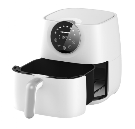Friteuza cu aer cald Heinner Airfryer Smartfry HAF-B6WH1700, 1700w, capacitate: 5.7l, display digital cu control touch, timer 60 min, temperatura 80-200 grade, 8 programe presetate, suport teflonat de [2]