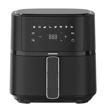 Friteuza cu aer cald Heinner HAF-B4BK1500, 1500w, capacitate cos 4l, termostat reglabil 80-200 grade display digital, Negru [1]