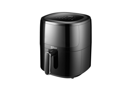 Friteuze - Friteuza Zilan ZLN9983 tip air fryer, 1500W, capacitate 5L, temperatura maxima 200 grade, Negru
