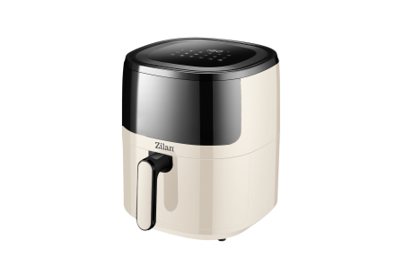 Friteuze - Friteuza Zilan ZLN9984 tip air fryer, 1500W, capacitate 5L, temperatura maxima 200 grade, Crem