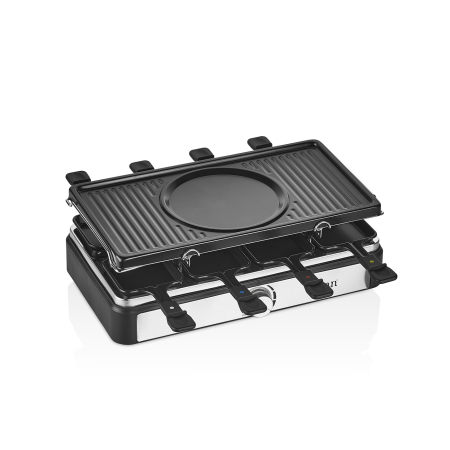 Gratar electric cu fondue Zilan ZLN8856, raclette, putere 1400 W, indicator luminos [10]