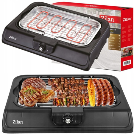 Gratar electric ZİLAN ZLN3772,2000 W, termostat reglabil [2]