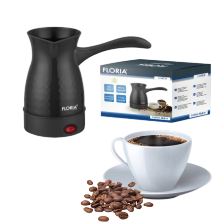 Ibric electric Floria ZLN4933 Negru, putere 600W, capacitate 600 ml, 6 cesti, Negru [4]