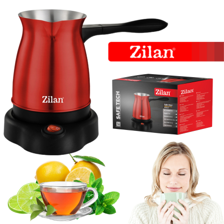 Ibric electric Zilan ZLN3627 Rosu, putere 800W, Capacitate 6 cesti [3]
