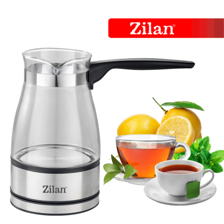 Ibric electric Zilan ZLN8122, transparent, putere 800W, capacitate 500 ml, sticla [4]