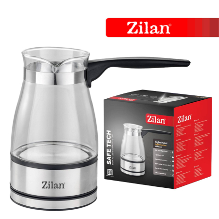 Ibric electric Zilan ZLN8122, transparent, putere 800W, capacitate 500 ml, sticla [5]