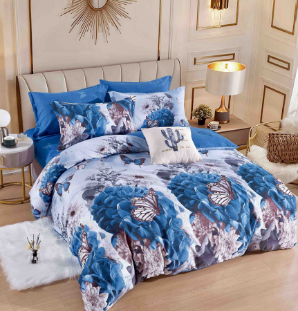 LenjeriI De Pat - Lenjerie pat dublu, 6 Piese, Finet Premium