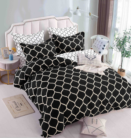 LenjeriI De Pat - Lenjerie pat dublu, 6 Piese, Finet Premium