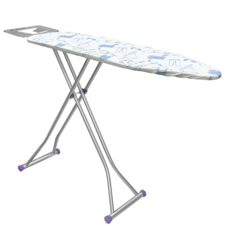 Masa de calcat ZILAN ZLN7666, suprafata de lucru 110x33 cm, blat plasa metalica, suport pentru fierul de calcat [1]