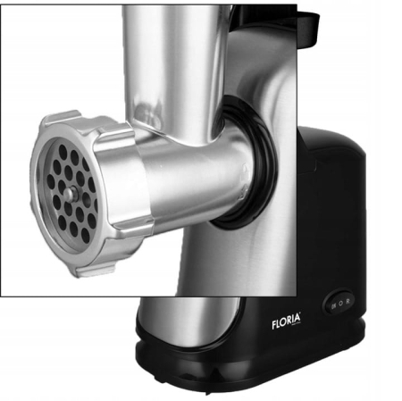 Masina de tocat Floria ZLN7965 Neagra, putere 1300W, doua site, functie de revers, lama din otel [3]
