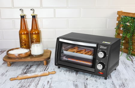 Mini cuptor Zilan-Roza ZLN4328, 9L, 800W, Geam dublu, Temporizator 60 min [2]