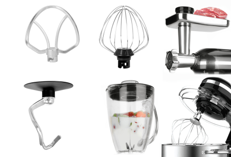 Mixer, blender si masina de tocat 3 in 1 Zilan ZLN1772 Negru, 6+1 nivele de control al vitezei, 1400W [5]