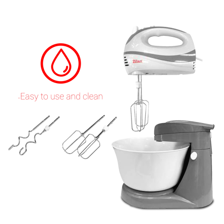 Mixer cu Bol capacitate mare 3.5litri ZILAN ZLN8419, putere 300W, functie turbo [3]