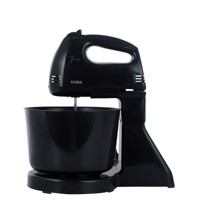 Mixer cu bol Floria ZLN7574 Negru, 7 viteze, Bol plastic 2 Litri, Putere 150W, Negru [1]