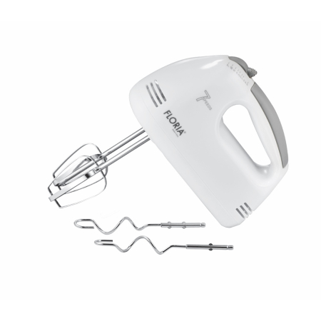 Mixer de mana Floria ZLN7565, ALB Putere 100 W, 7 viteze, Buton eliberare accesorii [1]