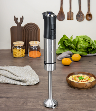 Mixer vertical Zilan ZLN3984, Putere 1200W, 12 trepte de viteza, Functie Turbo, Afisaj digital, Inox [3]