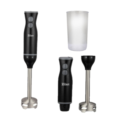 Mixere - Mixer vertical Zilan ZLN5237 Negru, pahar gradabil inclus, putere 250W, doua viteze