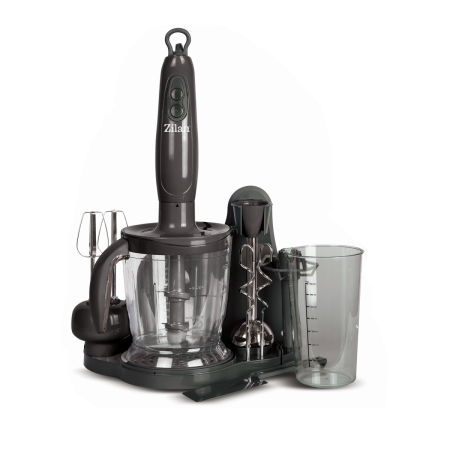 Mixere - Mixer vertical Zilan ZLN5343 Negru, 700 W, pahar gradat 0.7 l, recipient de miscare 1L, doua viteze