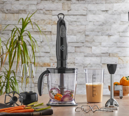 Mixer vertical Zilan ZLN5343 Negru, 700 W, pahar gradat 0.7 l, recipient de miscare 1L, doua viteze [3]