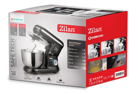 Multi-mixer Hurricane Zilan ZLN3185,negru 6 trepte + puls, 4.5L., 1000W,  [1]